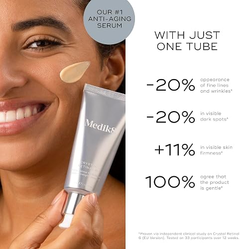 MEDIK8 CRYSTAL RETINAL 6 FACE SERUM FIRMING NIGHT SERUM WITH HYALURONIC ACID VITAMIN E