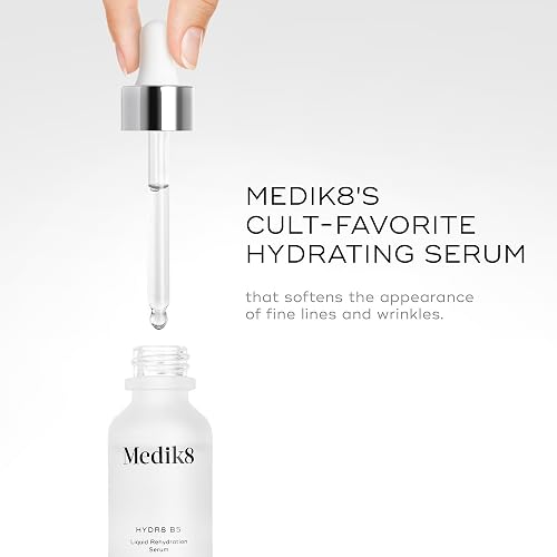 MEDIK8 HYDR8 B5 HYALURONIC ACID SERUM WITH VITAMIN B5 INTENSE HYDRATING, PLUMPING, GLUTEN-FREE 1OZ