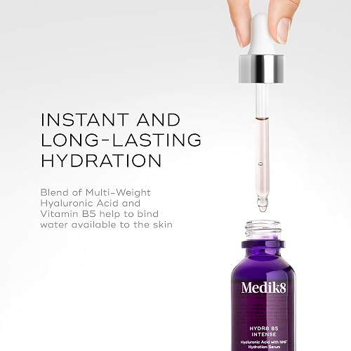 MEDIK8 HYDR8 B5 INTENSE HYALURONIC ACID SERUM MOISTURIZING, ANTI-AGING, VEGAN FACE SERUM 1OZ