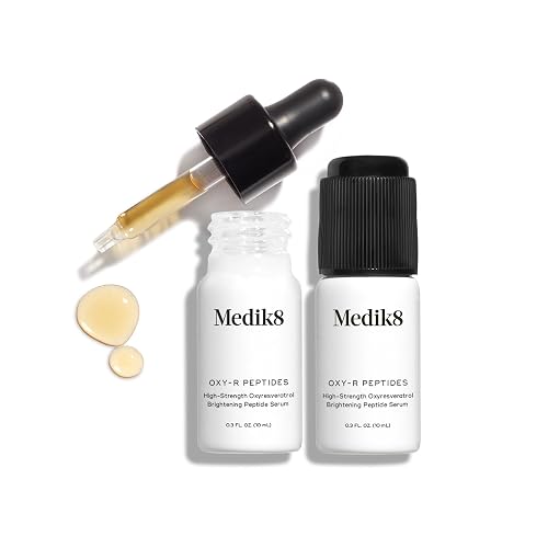 MEDIK8 OXY-R PEPTIDES SERUM 0.3 OZ DARK SPOT CORRECTOR WITH TWIN PEPTIDES, GLUTEN-FREE, GENTLE ON SE