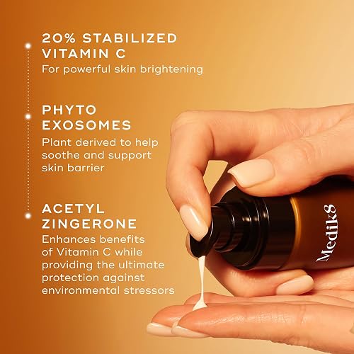 MEDIK8 C-TETRA VITAMIN C SERUM WITH HYALURONIC ACID LIGHTWEIGHT VEGAN FACE SERUM 1 FL OZ