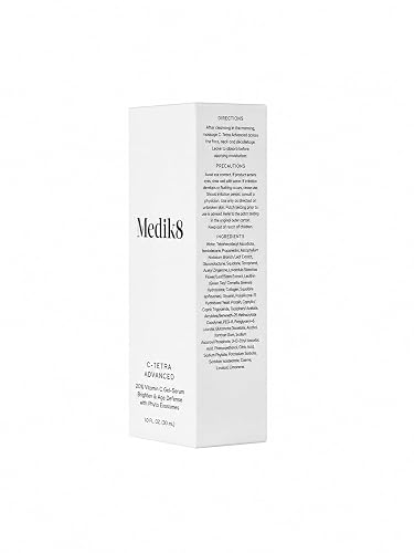 MEDIK8 C-TETRA VITAMIN C SERUM WITH HYALURONIC ACID LIGHTWEIGHT VEGAN FACE SERUM 1 FL OZ