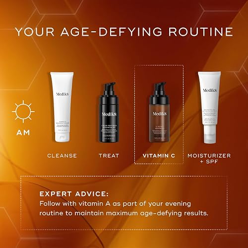 MEDIK8 C-TETRA VITAMIN C SERUM WITH HYALURONIC ACID LIGHTWEIGHT VEGAN FACE SERUM 1 FL OZ