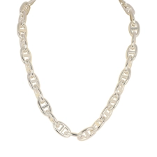 HERMèS CHAINE D'ANCRE NECKLACE GM 31 LINK STERLING SILVER