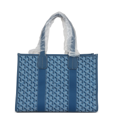 GOYARD GOYARDINE JACQUARD OCEAN BLUE VILLETTE PM BAG