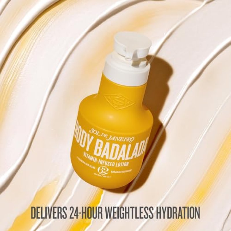SOL DE JANEIRO BODY BADALADA VANILLA LOTION BUNDLE - VITAMIN-INFUSED CHEIROSA 62 SCENT, 13.5 3.3 FL