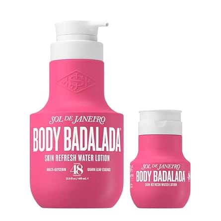 SOL DE JANEIRO BODY BADALADA SKIN REFRESH WATER LOTION BUNDLE CHEIROSA 48 FRAGRANCE 13.5 3.3 FL OZ