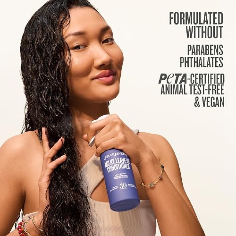 SOL DE JANEIRO MILKY LEAVE-IN CONDITIONER SPRAY WITH HEAT PROTECTION FOR HAIR