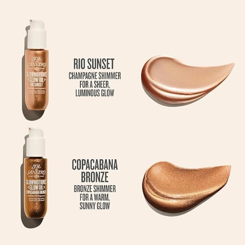 SOL DE JANEIRO GLOWMOTIONS BODY OIL SET RADIANT GLOW ANYWHERE MOISTURIZING BODY OILS