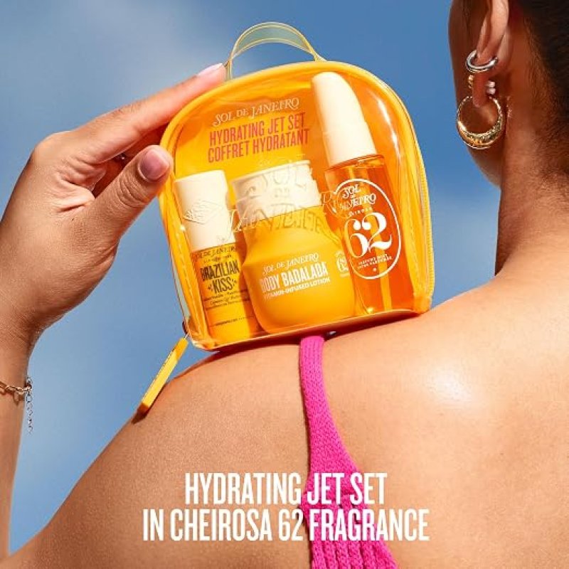 SOL DE JANEIRO CHEIROSA 62 HYDRATING TRAVEL SIZE SKINCARE MINIS JET SET COLLECTION
