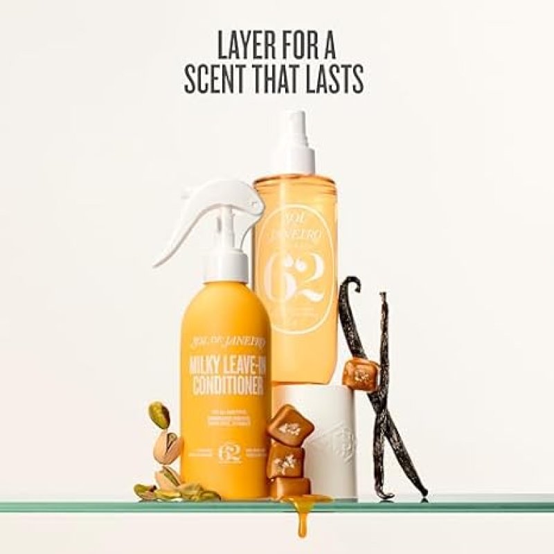 SOL DE JANEIRO CHEIROSA 62 MILKY LEAVE-IN CONDITIONER HAIR BODY PERFUME MIST DUO