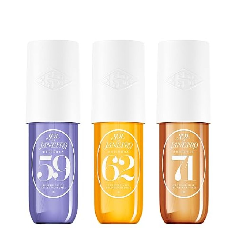 SOL DE JANEIRO VANILLA LOVERS PERFUME MIST BUNDLE CHEIROSA 62, 71 59 FRAGRANCE SET