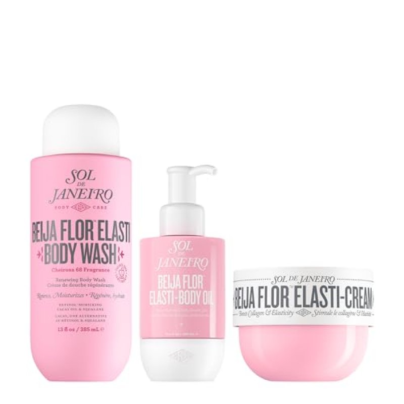 SOL DE JANEIRO BRING THE BOUNCE BEIJA FLOR BUNDLE FOR CREPEY SKIN CARE AND FIRMING