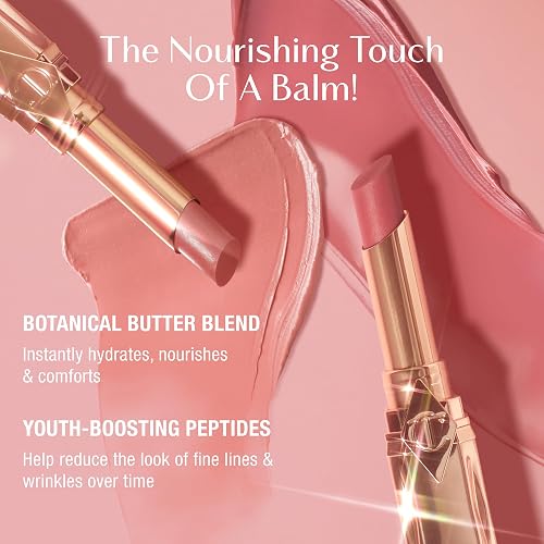 CHARLOTTE TILBURY PILLOW TALK BLUSH BALM LIP TINT LONG-LASTING HYDRATING SHEER TINT WITH PEPTIDES