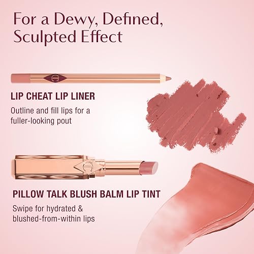 CHARLOTTE TILBURY PILLOW TALK BLUSH BALM LIP TINT LONG-LASTING HYDRATING SHEER TINT WITH PEPTIDES