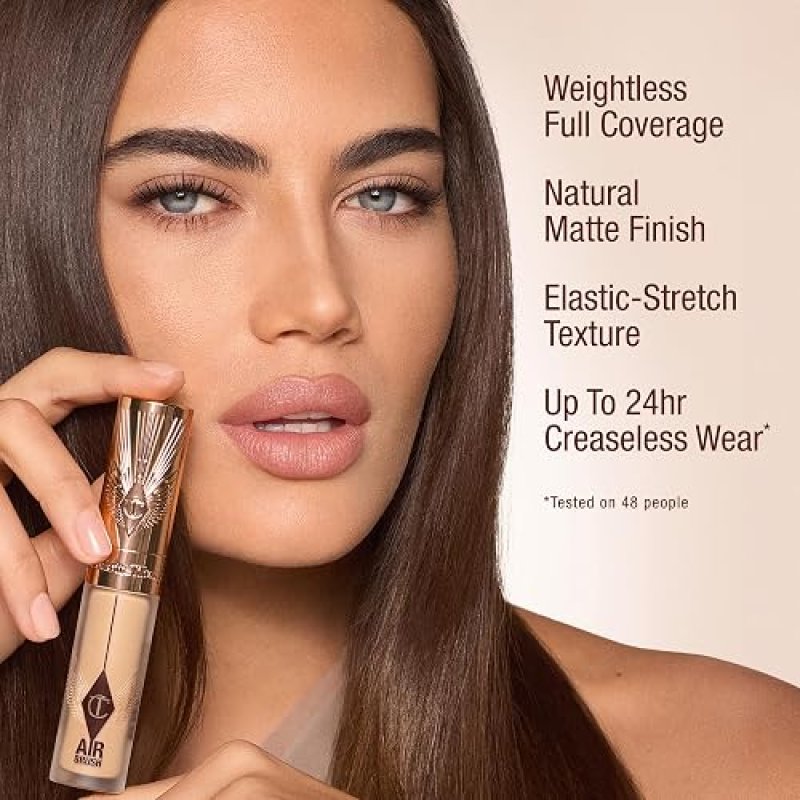 CHARLOTTE TILBURY AIRBRUSH FLAWLESS BLUR CONCEALER - FULL COVERAGE, HYDRATING, LONGWEAR, MATTE