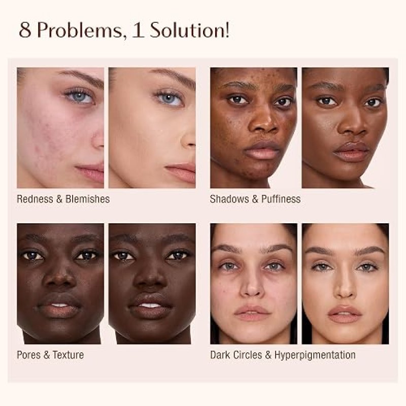 CHARLOTTE TILBURY AIRBRUSH FLAWLESS BLUR CONCEALER LONGWEAR, HYDRATING, FULL COVERAGE