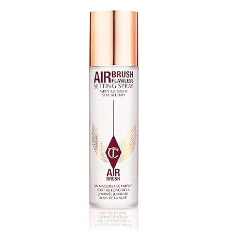 CHARLOTTE TILBURY AIRBRUSH FLAWLESS SETTING SPRAY HYDRATING, WATERPROOF MAKEUP PRIMER FIXER