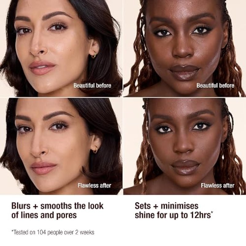 CHARLOTTE TILBURY AIRBRUSH FLAWLESS FINISH SETTING POWDER PORE-BLURRING, SHINE CONTROL