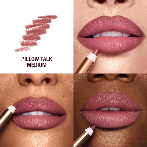 CHARLOTTE TILBURY LIP CHEAT LIP LINER PENCIL FULLER LIPS, WATERPROOF, JOJOBA OIL HYALURONIC ACID