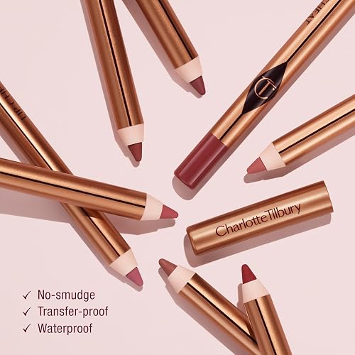 CHARLOTTE TILBURY LIP CHEAT LIP LINER PENCIL FULLER LIPS, WATERPROOF, JOJOBA OIL HYALURONIC ACID