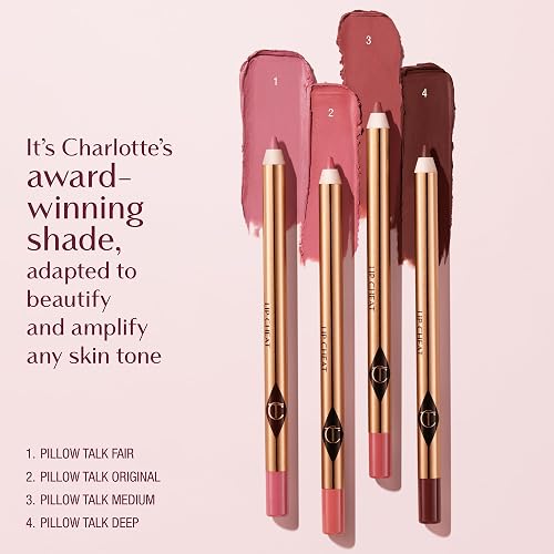 CHARLOTTE TILBURY LIP CHEAT LIP LINER PENCIL FULLER LIPS, WATERPROOF, JOJOBA OIL HYALURONIC ACID