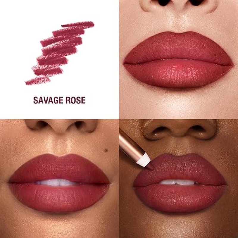 CHARLOTTE TILBURY LIP CHEAT LIP LINER PENCIL FULL LIPS, WATERPROOF, SMUDGE TRANSFER-PROOF