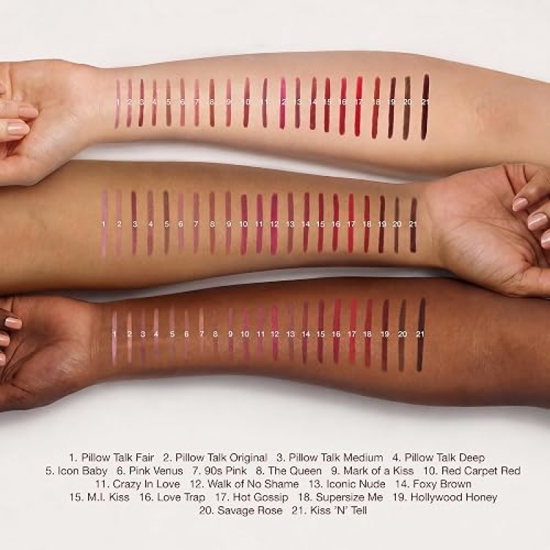 CHARLOTTE TILBURY LIP CHEAT LIP LINER PENCIL FULL LIPS, WATERPROOF, SMUDGE TRANSFER-PROOF