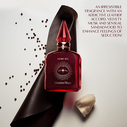 CHARLOTTE TILBURY MORE SEX EAU DE PARFUM LONG-LASTING SANDALWOOD MUSK PERFUME WITH BLACK PEPPER