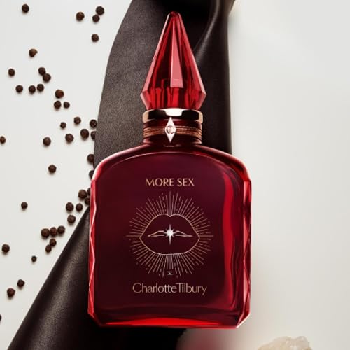 CHARLOTTE TILBURY MORE SEX EAU DE PARFUM LONG-LASTING SANDALWOOD MUSK PERFUME WITH BLACK PEPPER
