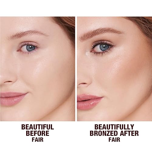 CHARLOTTE TILBURY BEAUTIFUL SKIN BRONZER CREAM WITH HYALURONIC ACID VITAMIN D3 - HYDRATING, LONG-LAS