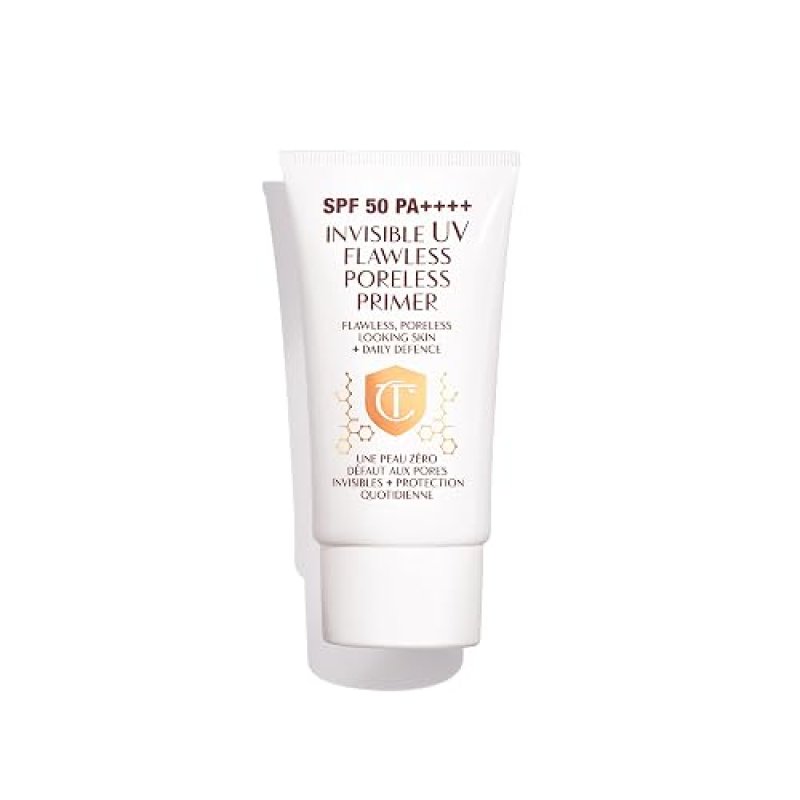 CHARLOTTE TILBURY INVISIBLE UV PRIMER SPF 50 HYDRATING, PORELESS FACE SUNSCREEN PRIMER