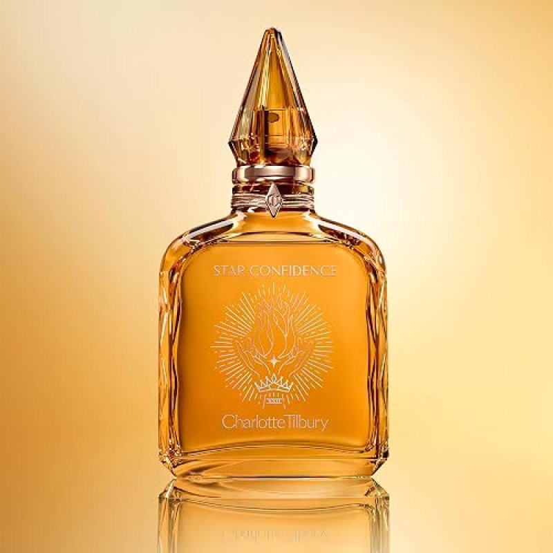 CHARLOTTE TILBURY STAR CONFIDENCE EAU DE PARFUM LONG-LASTING FLORAL WOODY SCENT WITH PATCHOULI