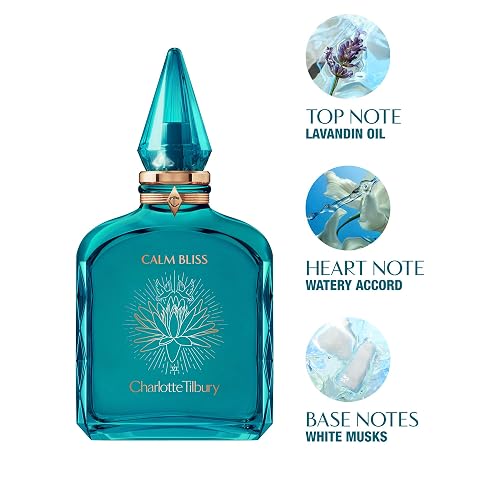 CHARLOTTE TILBURY CALM BLISS EAU DE PARFUM LONG-LASTING FLORAL SCENT WITH NEROLI LAVANDIN OIL