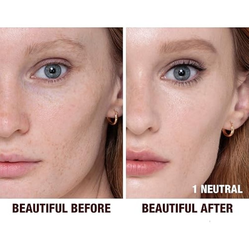 CHARLOTTE TILBURY BEAUTIFUL SKIN HYDRATING FOUNDATION - MEDIUM COVERAGE, BUILDABLE GLOW MAKEUP