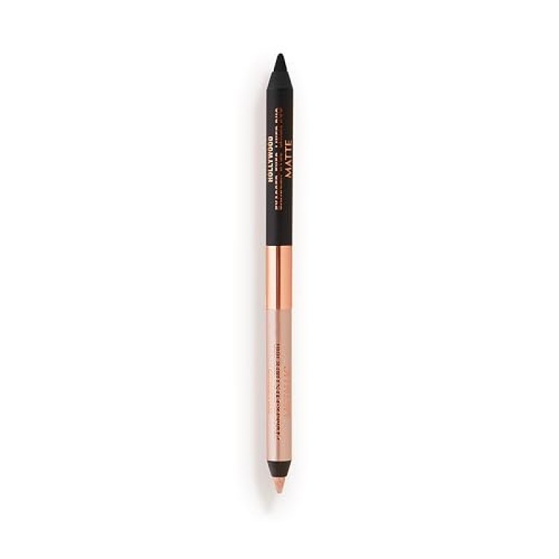 CHARLOTTE TILBURY EXAGGER-EYES DUAL-ENDED EYELINER DUO METALLIC MATTE FINISH