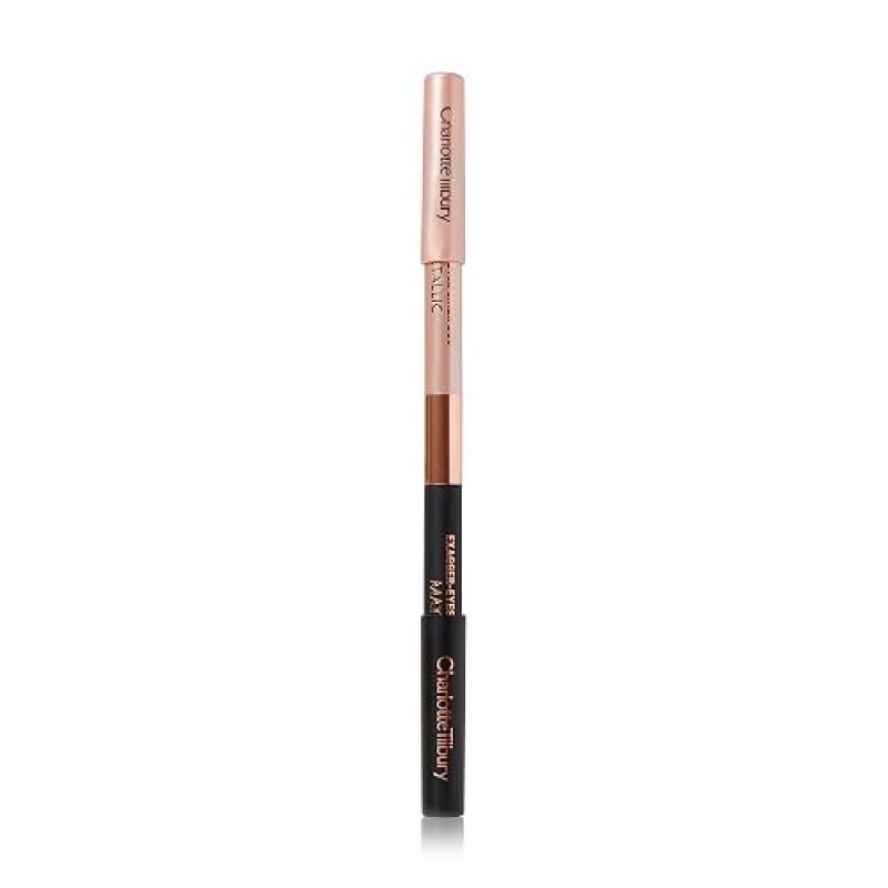 CHARLOTTE TILBURY EXAGGER-EYES DUAL-ENDED EYELINER DUO METALLIC MATTE FINISH