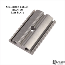 TIMELESS RAZOR TITANIUM BASE PLATES - 16 TYPES 0.95MM SCALLOPED
