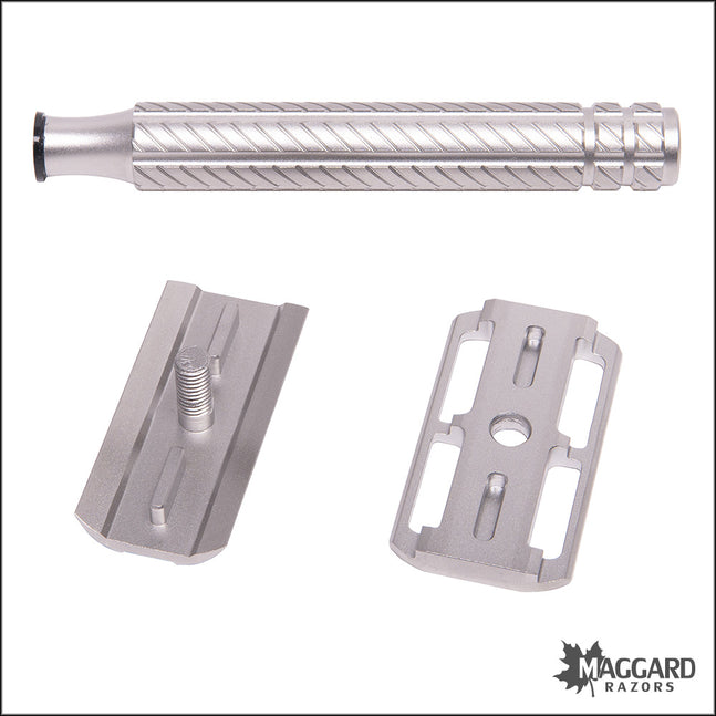 AYLSWORTH RAZORS THE APEX STAINLESS STEEL CLOSED COMB DE SAFETY RAZOR