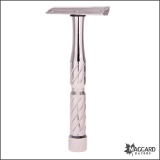 BLACKLAND RAZORS VECTOR STAINLESS STEEL CLOSED COMB SINGLE EDGE SAFETY RAZOR WITH 92MM HANDLE, POLISHED FINISH