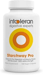 INTOLERAN STARCHWAY PRO DIGESTIVE ENZYMES SUPPLEMENT 150 CAPSULES FOR DIGESTIVE HEALTH