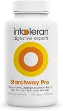 INTOLERAN STARCHWAY PRO DIGESTIVE ENZYMES SUPPLEMENT 150 CAPSULES FOR DIGESTIVE HEALTH
