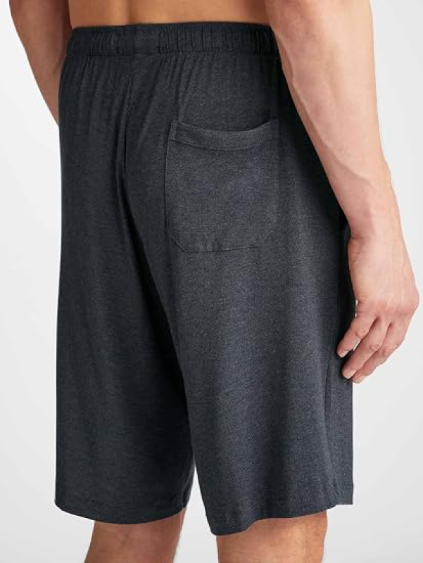 DEREK ROSE MENS MICRO MODAL JERSEY LOUNGE SHORTS WITH DRAWSTRING FOR COMFORT