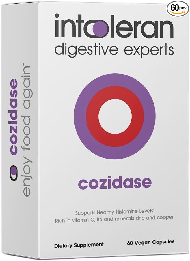 INTOLERAN COZIDASE DAO DIETARY SUPPLEMENT 60 CAPSULES FOR DIGESTIVE SUPPORT