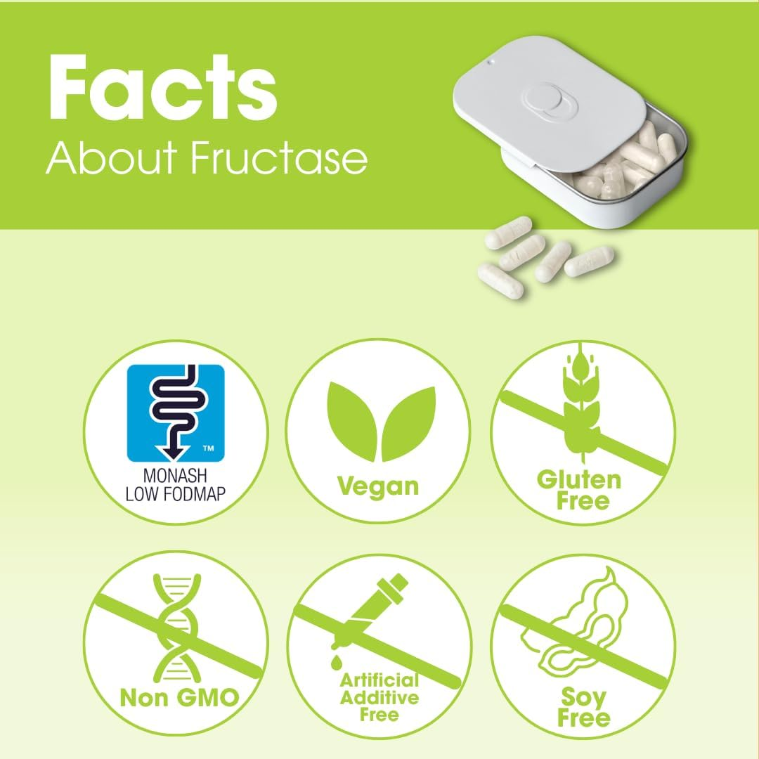INTOLERAN FRUCTASE DIGESTIVE ENZYME CAPSULES 36 COUNT FOR DIGESTIVE SUPPORT
