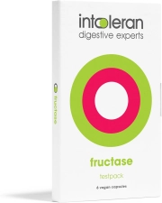 INTOLERAN FRUCTASE DIGESTIVE ENZYME TEST PACK 6 CAPSULES FOR FRUCTOSE INTOLERANCE RELIEF
