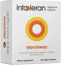 INTOLERAN STARCHWAY DIGESTIVE ENZYMES SUPPLEMENT 50 CAPSULES FOR IMPROVED DIGESTION