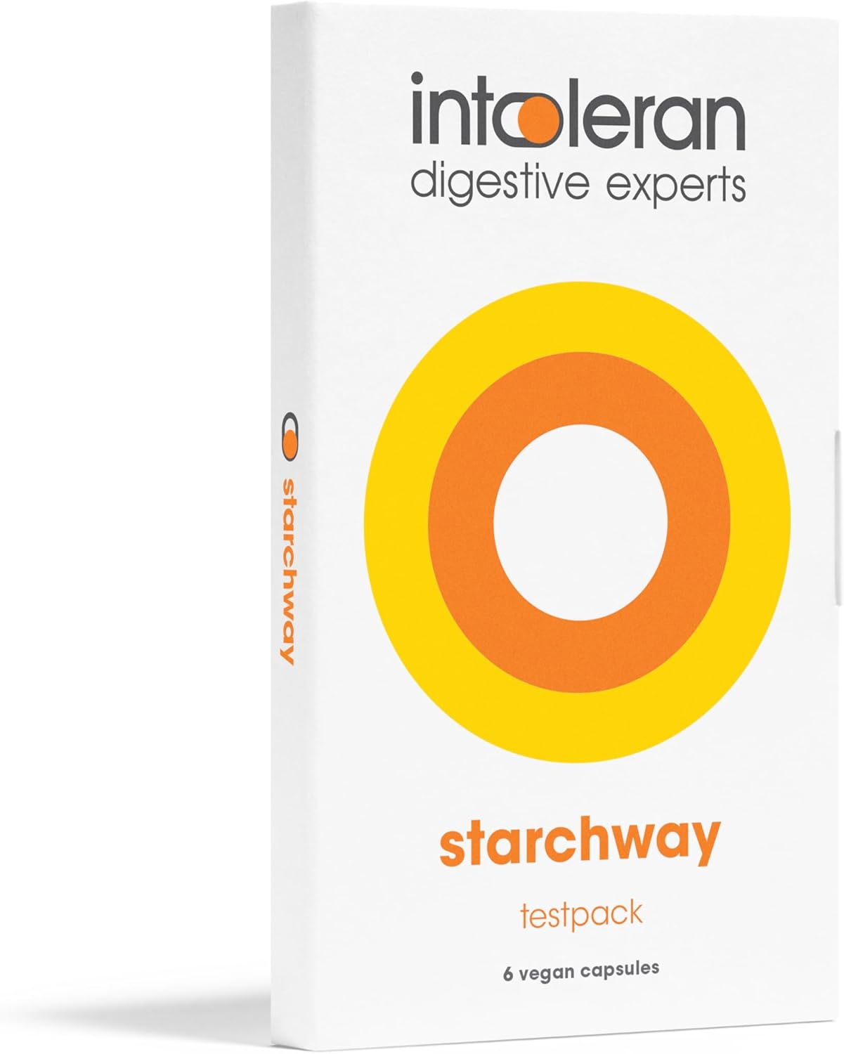 INTOLERAN STARCHWAY DIGESTIVE ENZYMES TEST PACK - 6 CAPSULES FOR IMPROVED DIGESTION