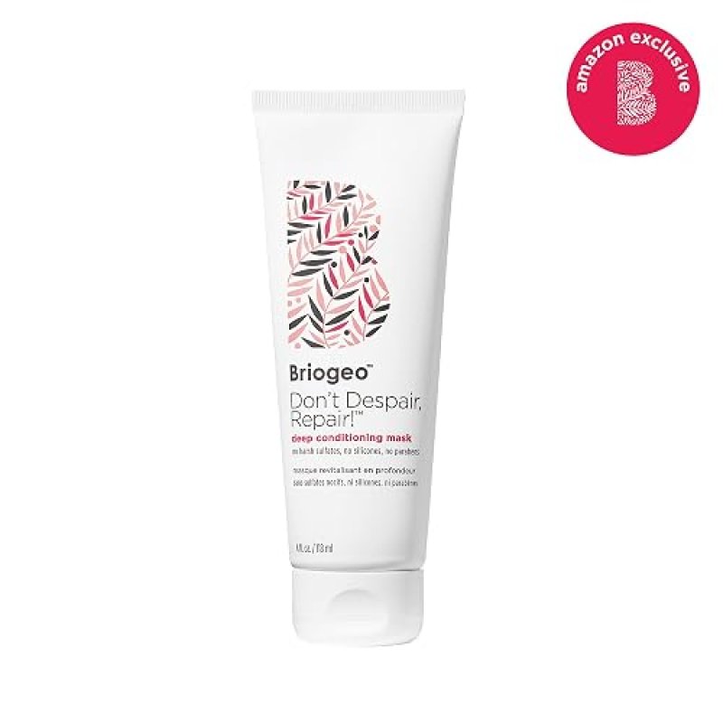BRIOGEO DONT DESPAIR, REPAIR! DEEP CONDITIONING MASK FOR DRY, DAMAGED, COLOR-TREATED HAIR