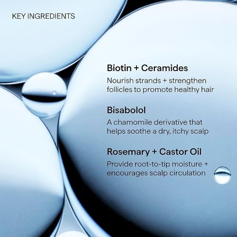 BRIOGEO SCALP REVIVAL ROSEMARY PRE-WASH OIL MOISTURIZING, SOOTHING, VEGAN HAIR TREATMENT
